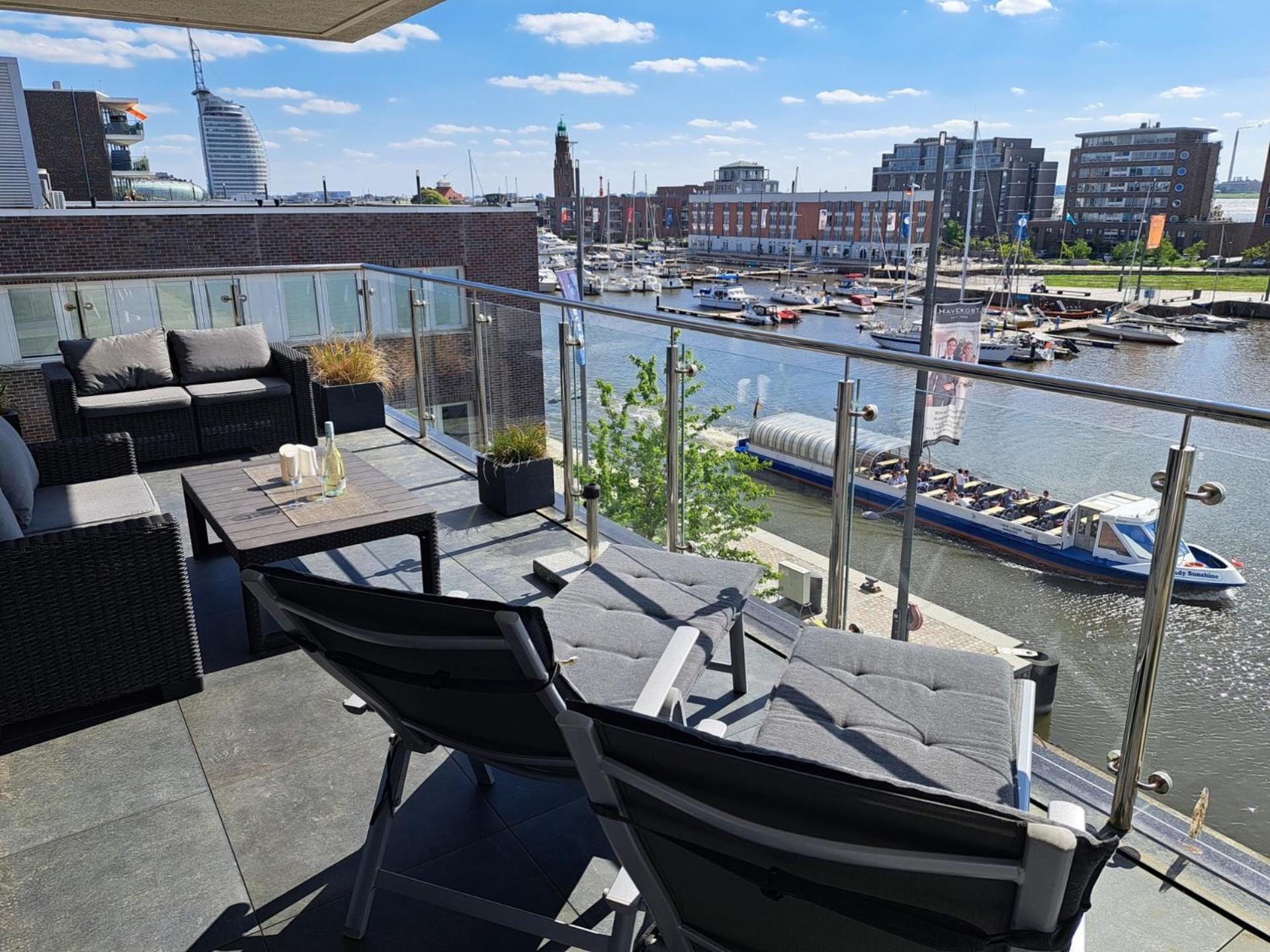 Port Marina 419 - Hafenloft Apartment เบรเมอร์ฮาเฟิน ห้อง รูปภาพ